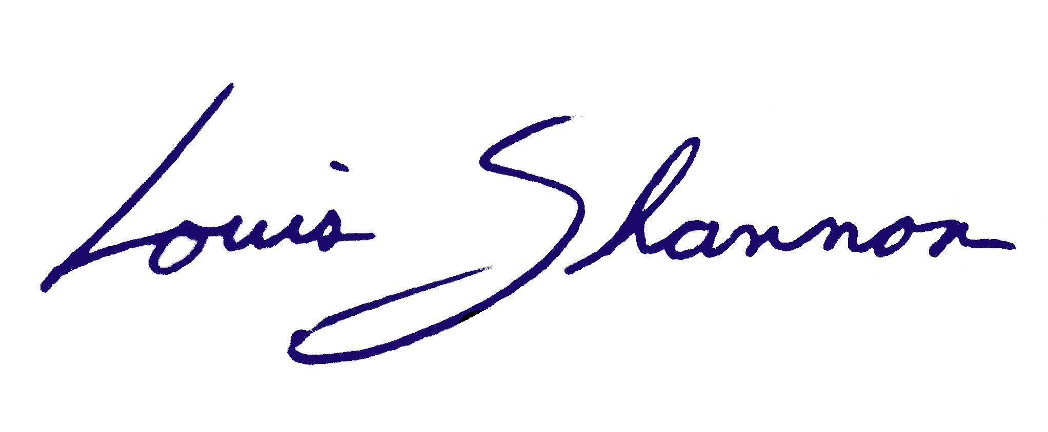 Louis Shannon Signature